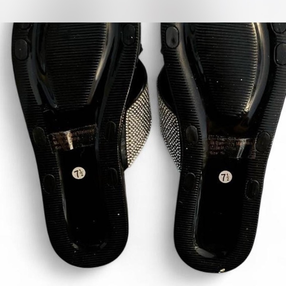 Clearance Sale🛍️Glaze Women's Elegant Black and Silver Sandals - Picture 5 of 6